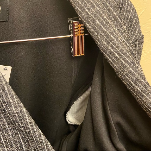 NWT Connected Apparel Pinstripe Pull-on Knit Business Dress - Picture 16 of 16